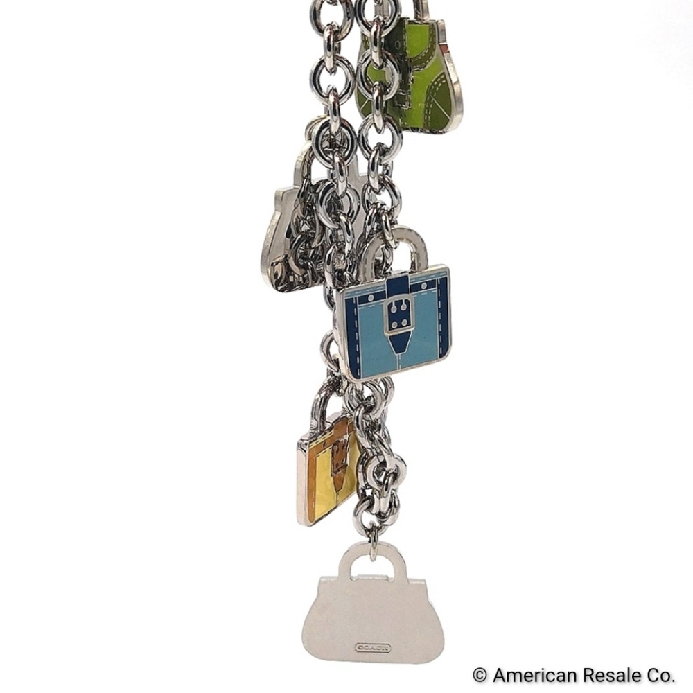 $98 Rare COACH Multi Mini Purse Handbag Bracelet Lanyard Trigger Snap Keychain - Picture 3 of 6